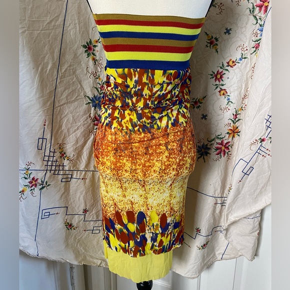 90s/Y2K JEAN PAUL GAULTIER MAILLE FUZZI TUBE DRESS MIDI SKIRT - Picture 5 of 11
